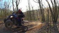 ATV Riders -W kurzu -Access Lucky Star 450-Yamaha Raptor 660-YFZ 450 -- 4 Riders In the dust