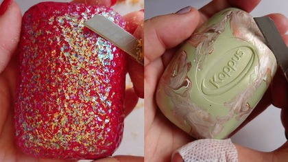 Soap Carving ASMR Relaxing Sounds no talking Satisfying ASMR Video