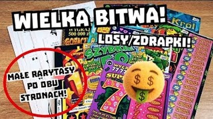 Zdrapki VS Losy!  Te wygrane to kolejne miażdżące zwycięstwo! 