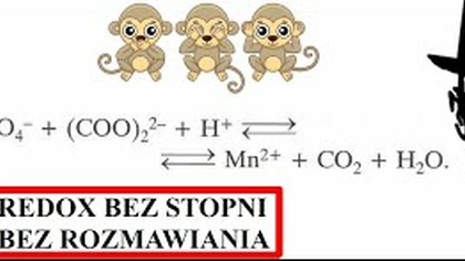 REDOX KWASOWY BEZ ROZMAWIANIA MnO4(-) + (COO2)(2-) + H(+)  | BEZ STOPNI UTLENIENIA