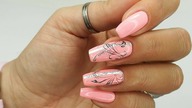 Laser holo stripes & Colours by Molly / dwie metody nakładania
