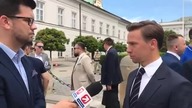 Krzysztof Bosak * Wywiad przed Pałacem Prezydenckim dla Polsatu 28 czerwca głosujemy na BOSAKA :)