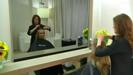 Dwa warkocze plecione na włosach długich