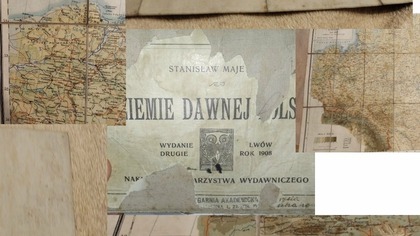 Licytacj mapy wyd.  1908r.  Ziemie Dawnej Polski na rzezc Radia Sławenia