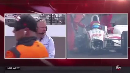Poważny wypadek Sebastiena Bourdais w kwalifikacjach wyścigu Indianapolis 500