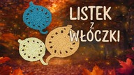 Szydełkowy liść  prosty wzór dla każdego #597 PL/ENG