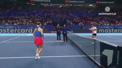 Anhelina Kalinina vs Karolina Muchova Finał BJK Cup 2026 1.  Mecz