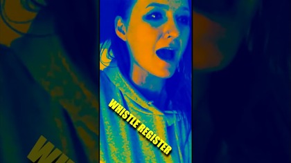 Whistle Register - #vocals #jokes #shorts