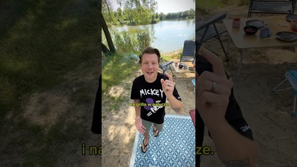 Kamperem po Polsce, na dziko.  Dom na plaży.