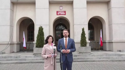 ZAJĄCZKOWSKA & PŁACZEK Z BULWERSUJĄCYMI WIEŚCIAMI POD SIEDZIBĄ NIK!