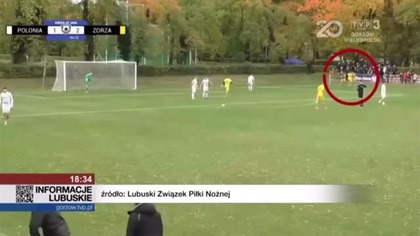 Puszką w twarz piłkarza - 17. 10. 2025r.