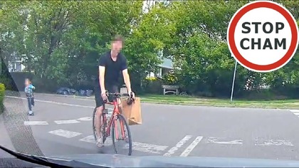 Mam pierwszeństwo bo jadę z dzieckiem nielegalnie poruszającym się po jezdni #1872 Wasze Filmy