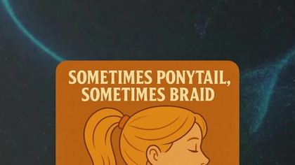 Sometimes Ponytail, Sometimes Braid  #deephouse #music #emotionaldeephouse #song #shorts