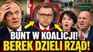 BUNT W KOALICJI TUSKA! BEREK DZIELI RZĄD, A GŁUCHOŁAZY TOPIĄ PROPAGANDĘ!