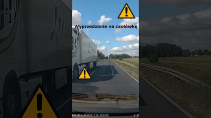 Wyprzedzanie tira na czołówkę