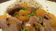 Polędwiczki wieprzowe z mandarynkami - Video-Kuchnia.pl