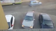 Pożar Mercedesa i szybka reakcja świadków