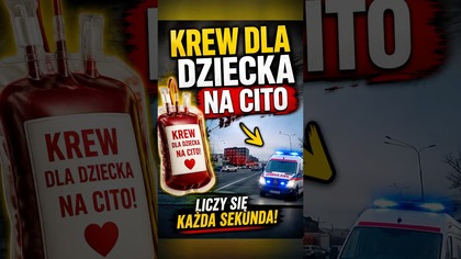 Krew dla dziecka na cito.  Mistrzowska jazda kierowcy ambulansu!  #ambulans #nacito