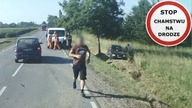 Pirat w Seacie niemal zmiażdżony przez TIRy ląduje w rowie #123 Wasze Filmy