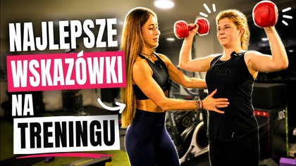 Robię PIERWSZY TRENING POCZĄTKUJĄCEJ dziewczynie na siłowni.. 