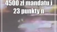 4500 zł mandatu i 23 punkty na koncie szeryfa