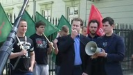 Pikieta przeciwko łamaniu praw Polaków na Litwie
