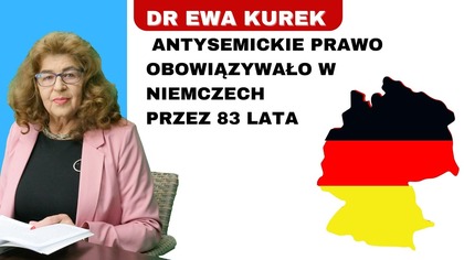 Dr Ewa Kurek: Niemcy zapomnieli o nazistowskich ustawach