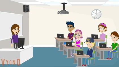 Violy watches Porn in School (18+)