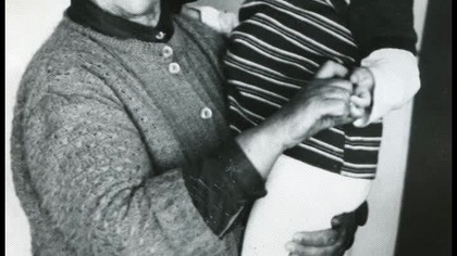 Alwida Bajor z matką Kazimierą i córką Ewą