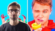 Spróbuj Obejrzeć 123 go! Challange Tricki | Life Hacki | Pranki