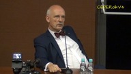 Czy UE jest nam potrzebna? Bilans zysków i strat Polski w UE - Janusz Korwin-Mikke na UKSW 2/2