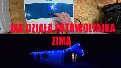 Sprzedajemy dom Fotowoltaika zimą  Promocja  Światełka świąteczne