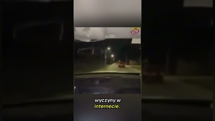 Szokująca transmisja: pijany 20-latek za kółkiem!  #bezpieczenstwo #kierowca