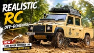 Realistic RC Off-Roading: New Land Rover Defender 130 Boom Racing BRX02 D130