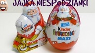 Jajka niespodzianki- 3 świąteczne jajka kinder niespodzianki