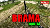 Montaż bramy przesuwnej.  Brama przesuwna krok po kroku.  Ogrodzenie.