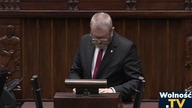  Grzegorz Braun: Nie piszecie polskiego prawa, tylko każecie nam czytać sformułowania talmudyczne!