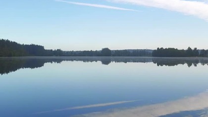 Jezioro Strzepcz (widok od strony kąpieliska)