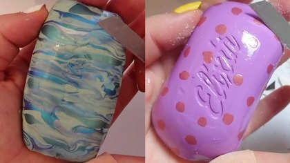 Soap Carving ASMR Relaxing Sounds no talking Satisfying ASMR Video