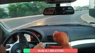 Jazda BMW E46 po wawie na żywo-LEEECIMY!