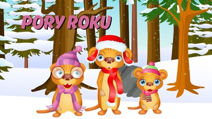 Pory roku | Piosenka dla dzieci | Wiosna, Lato, Jesień, Zima