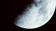 WTF ! TWO OBJECTS PASSING MOON IN FORMATION ??