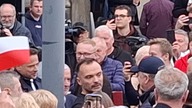Niska frekwencja na wiecu Trzaskowskiego w Wałbrzychu