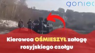 Wojna na Ukrainie.  Kierowca OŚMIESZYŁ załogę rosyjskiego czołgu!
