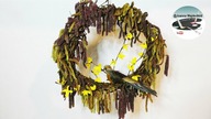 Jak zrobić wiosenny wianek z leszczyny [SPRING HAZEL WREATH] - Pomysły plastyczne DiY