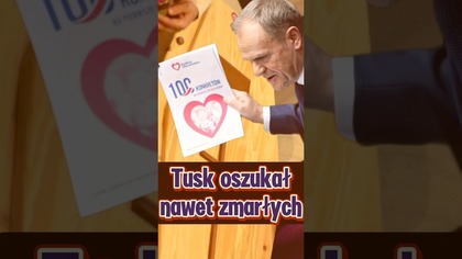 Tusk oszukał nawet zmarłych