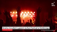 Groźny incydent z gazem na Sun Festival w Kołobrzegu [Serwis informacyjny, KSTV Info]