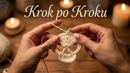 Szybka ozdoba na Halloween!  Szydełkowa podkładka z czaszką cz. 1 #757