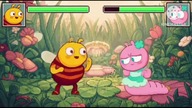 Barnaby Bumblebee vs Elodie the Worm (8 Bit Version)