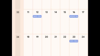 Kalendarz meczów KKS Olimpii Kamienna Góra